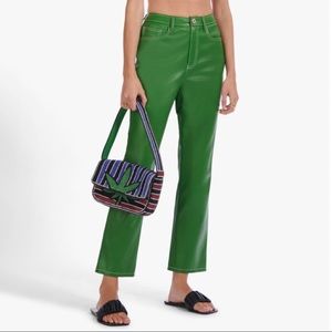 STAUD - ELI PANT EMERALD - VEGAN - NWT / SOLD OUT
